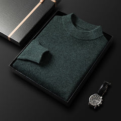 Men's Warm Embroidered Sweater