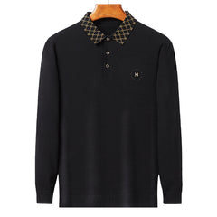 2023 Men's New Business Embroidery Polo