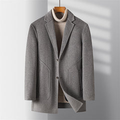 Men's Winter Double Sided Woolen Coat