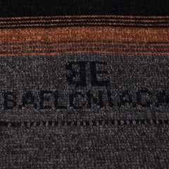 Winter Men's Fleece Striped Print Sweater