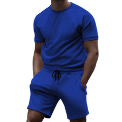 Men's Short Sleeve Sports Leisure Fitness Suit