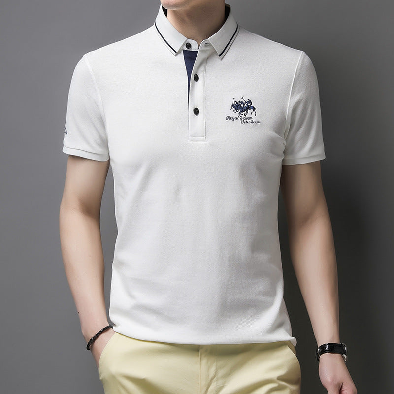 2023 New Lapel Embroidered Polo Shirt
