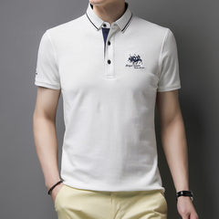 2023 New Lapel Embroidered Polo Shirt