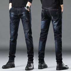Trendy stretch casual business jeans