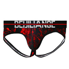 Men's Printed Low Rise Cotton Breathable Thong