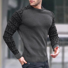 Men's Colorblock Knitted Sweater