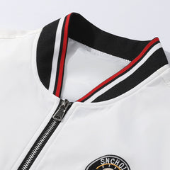 Men's Fashion Stand Collar Embroidered Jacket