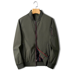 Spring New Men's Loose Zipper Casual Coat Jacket