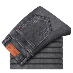 All-match straight-leg casual jeans