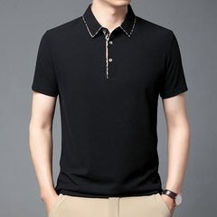 Men's Lapel Fashion Short Sleeve Polo Shirt