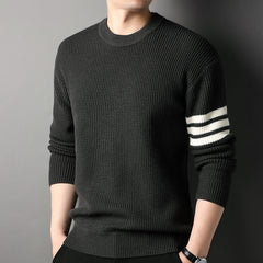 New Men's Round Neck Pullover Sweater