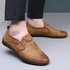 2023 New Hollow Out Breathable Casual Leather Shoes