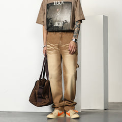 2023 New Men's Loose All-match Casual Retro Jeans