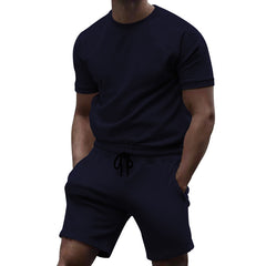 Men's Short Sleeve Sports Leisure Fitness Suit