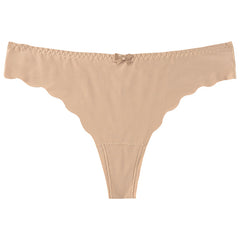 New Sexy Breathable Ice Silk Wavy Thong