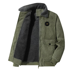Winter Men's Lapel Sherpa Jacket