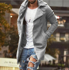 Men's Slim Fit Plus Size Windbreaker Casual Jacket