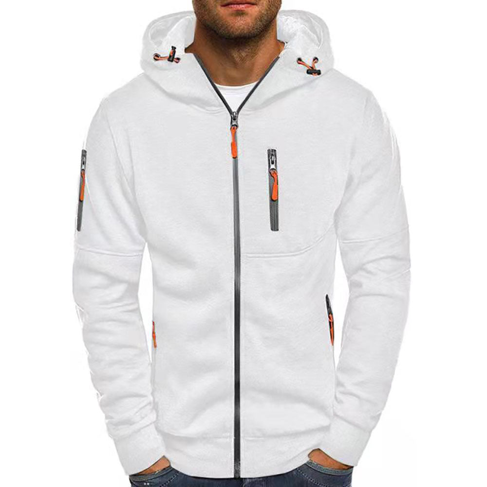 Plus Size Sports Leisure Zipper Cardigan Jacket