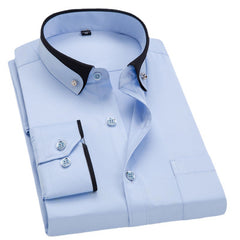 Men's Slim Fit Non-Iron Long Sleeve Shirt