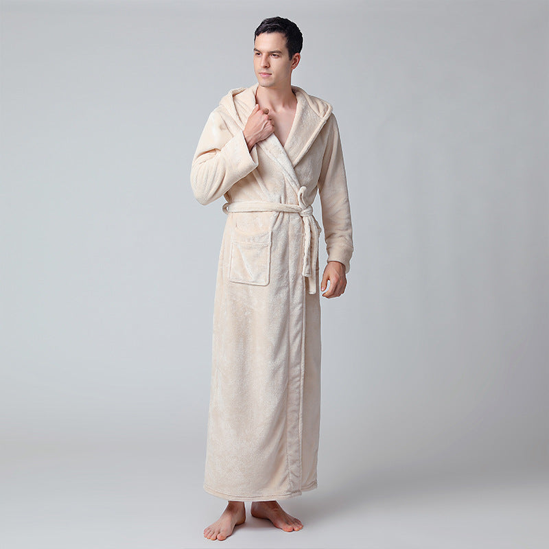 Winter Thick Coral Fleece Nightgown