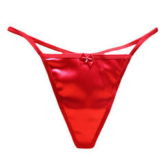 Luxurious Satin Sexy Oversized Thong