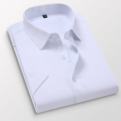 Men's Summer New Non-ironing Solid Color Shirt