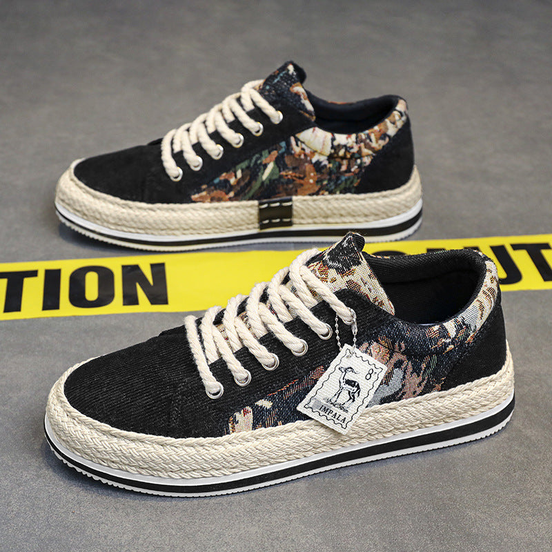 New sports casual canvas trendy shoes