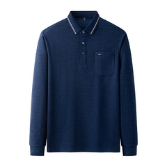 Men's Casual Lapel Pocket Polo Shirt