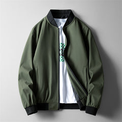 Men's Stand Collar Business Casual Slim Jacket