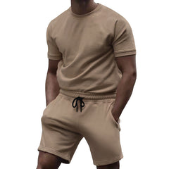 Men's Short Sleeve Sports Leisure Fitness Suit