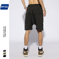 Men's Loose Simple Solid Color Sports Casual Shorts
