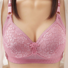 Plus Size Wireless Lace Bra