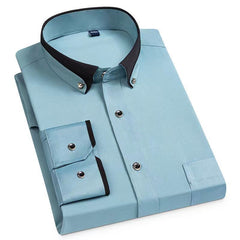 Men's Slim Fit Non-Iron Long Sleeve Shirt