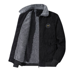 Winter Men's Lapel Sherpa Jacket