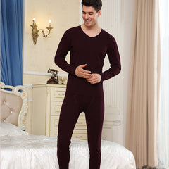 Men's Velvet Seamless Thermal Underwear Set of 2
