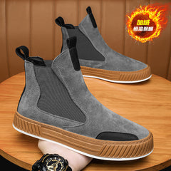 Men's High Top Plus Fleece Warm Martin Boots