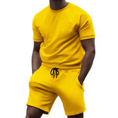 Men's Short Sleeve Sports Leisure Fitness Suit