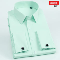 French cufflinks business shirt