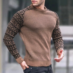 Men's Colorblock Knitted Sweater
