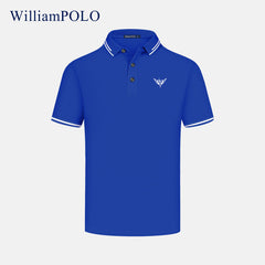 Men's Solid Color Business Polo Shirt