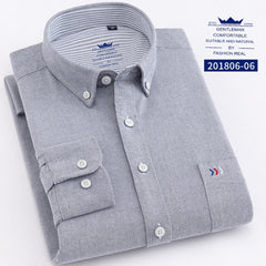 Business casual check shirt