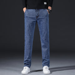 Men's Wear-resistant Loose Oversized High-waisted Straight-leg Jeans