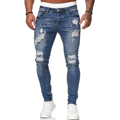 Men's Ripped Slim Jeans