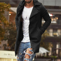 Men's Slim Fit Plus Size Windbreaker Casual Jacket