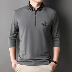 2022 Embroidered Business Lapel POLO Shirt