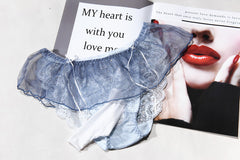 Men's Ice Silk Transparent Sexy Thong