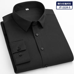 Men's Non-Iron High Stretch Silk Shirt