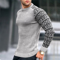 Men's Colorblock Knitted Sweater