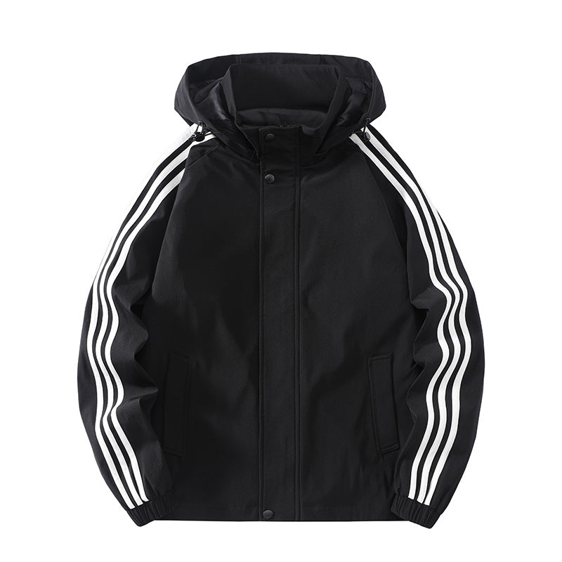 New Men's Breathable Windproof Hooded Jacket