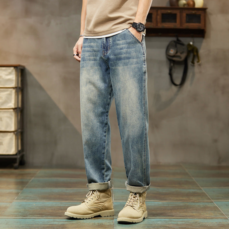 2023 Retro Loose Plus Size Casual Jeans